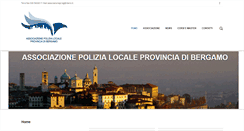 Desktop Screenshot of polizialocalebg.it